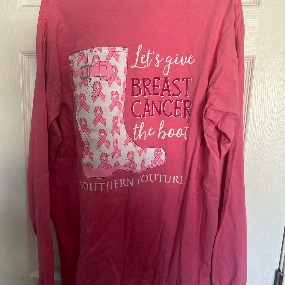 Southern Couture Comfort Color Breast Cancer Awareness